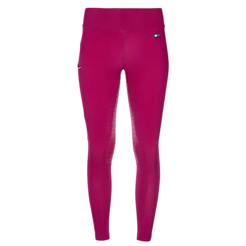 Tommy Hilfiger Women's Full Grip Thermo Leggings - Italian Wine-2